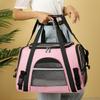 Pet Carrying Bag Cat Breathable Tote Bag Foldable Traveling Dog Bag Large Capacity