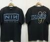 Футболка с коротким рукавом, двусторонняя, с изображением тура Nine Inch Nails 90-х (96-97).