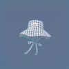 New Style Checked Wide-Brim Summer Sun Hat - Lightweight Foldable Double-Sided Lace-Up Boater Bucket Hat with Adjustable Closure
