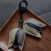 Genuine Leather Car Keychain with a Tulip Design Handmade and Minimalist