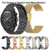 20mm Stainless Steel Watchband for Omega X Swatch Joint MoonSwatch Band Metal Watchband for Swatch MoonSwatch Bracelet
