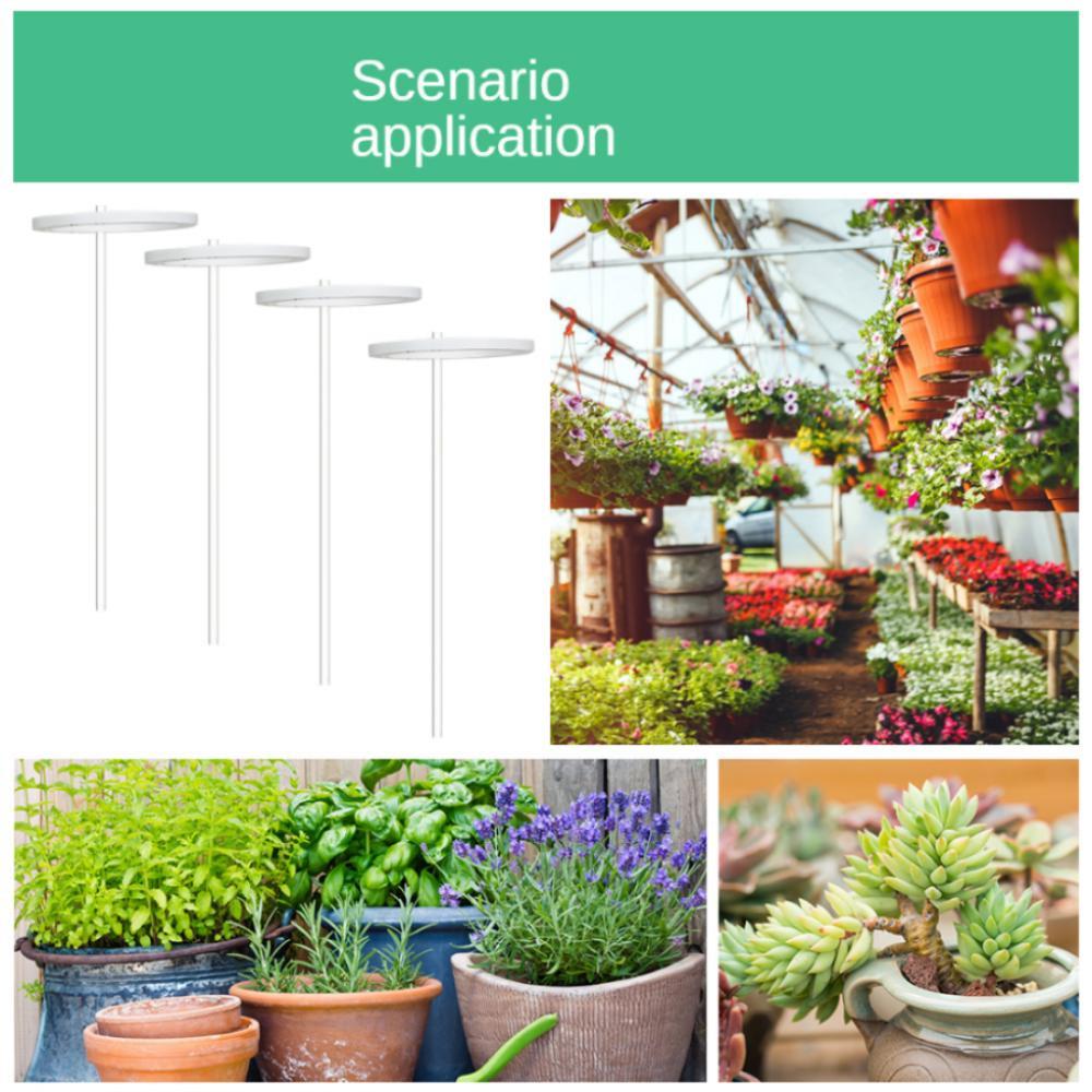 Светодиодный светильник полного спектра для выращивания комнатных растений, регулируемая по высоте лампа для выращивания ангельских колец с автоматическим таймером, идеально подходящая для освещения небольших растений