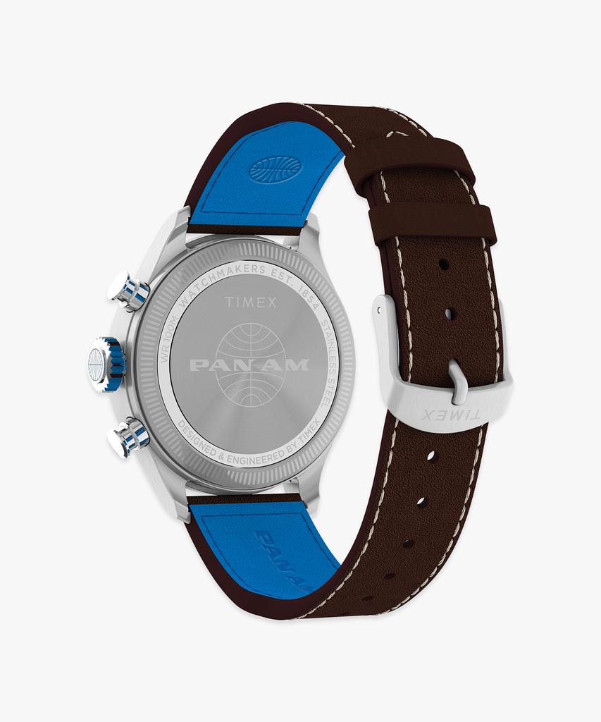 Taimaegseu X Pan Am Waterbury Ace Chronograph Men'S Wristwatch 41Mm