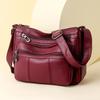 2023 модные простые женские сумки через плечо, высококачественные мягкие сумки на плечо из искусственной кожи для женщин, роскошные дизайнерские сумки-мессенджеры