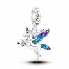 Modular Bead Pendant S925 Silver Rainbow Unicorn Perfect Gift