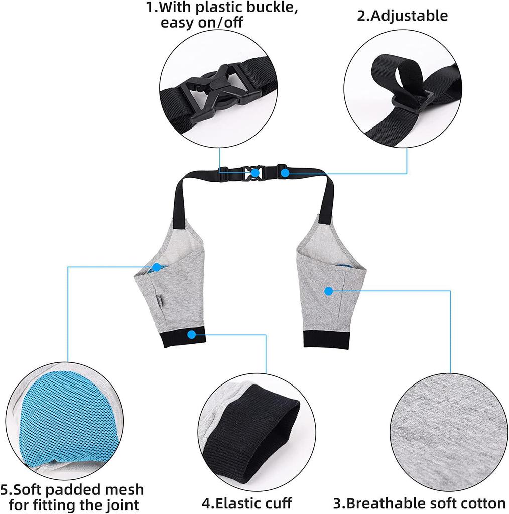 Dog Leg & Elbow Injury Protector Knee Pads - Cold-Proof, Warm, Protective Gear for Pets
