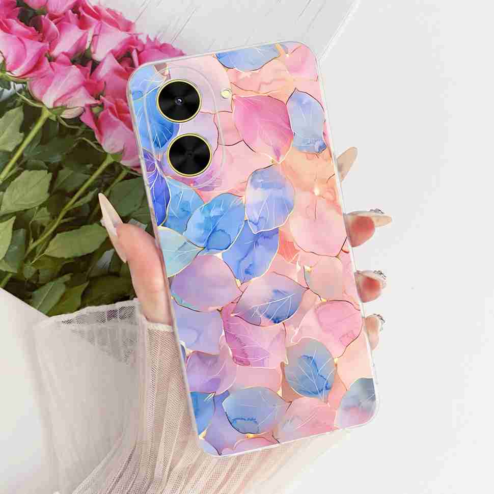 For Xiaomi Poco C71 Case PocoC71 New Design Butterfly Soft Silicone TPU Cover For Xiaomi Redmi A5 RedmiA5 4G Protective Cases