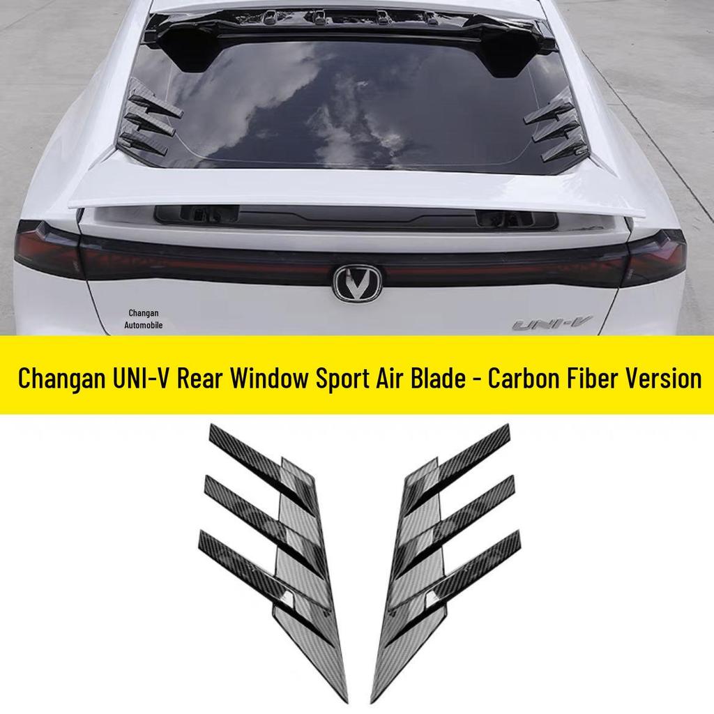 Compatible with 2022-2025 Changan UNIV/IDD rear window wind blades, roof spoilers, and air deflectors.