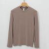 Men's Luxury Wool-Silk Thermal Round Neck Shirt for Autumn & Winter