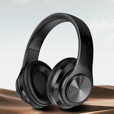 Беспроводные наушники Bluetooth 5.0 с микрофоном, гарнитура-накладные стереозвуковые наушники, спортивные игровые складные наушники