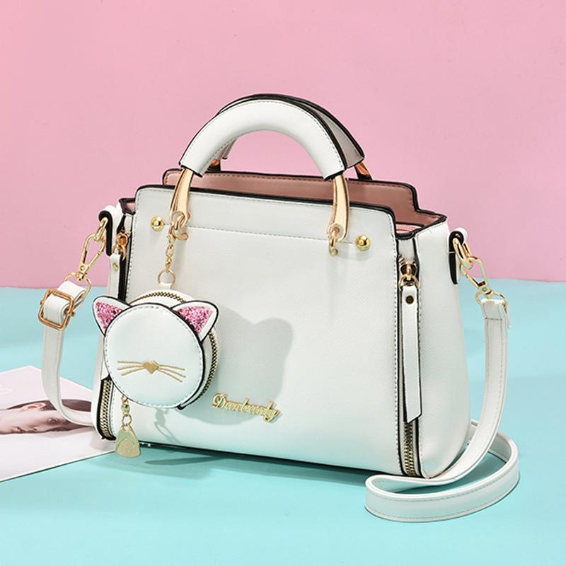 Женская сумка через плечо Женская сумка Повседневная сумка через плечо с кошкой