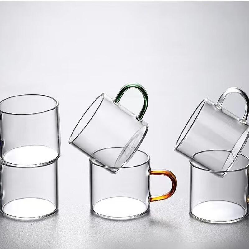 Набор кружек Changqi 55 с шестью цветами и стеклянными ручками