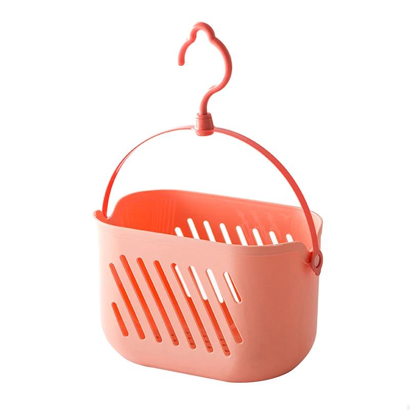 1 шт. Подвесная душевая туалетная принадлежность для ванной комнаты, кухни, корзины, угловой органайзер для ванны, сумка для общежития, крючки, полка, подвесная корзина для хранения с крючком