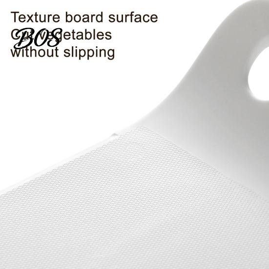 Kitchen Cutting Board Plastic Chopping with Carved Edges, Food Grade Fruits Vegetables Vegetable Meat Board, Non-slip Prep for Fruit
