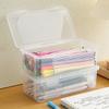 1Pcs Pencil Case Box Pp Material Transparent Pencil Box Pouch Stationery School Pencil Case Supplies Pencil Storage