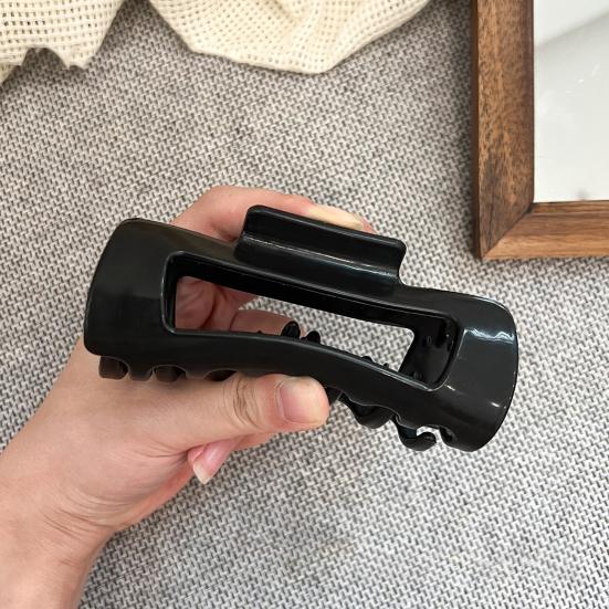 1/4 шт. Женский зажим для волос, мягкий силиконовый, с противоскользящими зубцами, для затылка