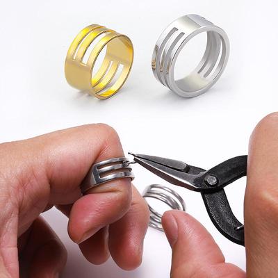 Ручной Открыватель Колец из Нержавеющей Стали и Защита Пальцев для DIY Украшений