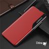 Совместимый чехол для телефона Samsung S25/24/23/22/21 Ultra FE: Магнитный, Кожаный, Защищенный от падений, с боковым окошком.