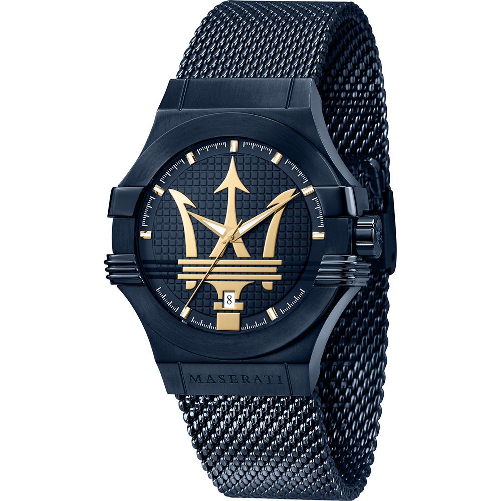Maserati Мужские кварцевые часы Potenza Blue Metal R8853108008