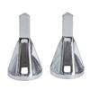 2pcs Deburring Chamfering Device Triangular Handle Deburring External Drill for Stainless Steel