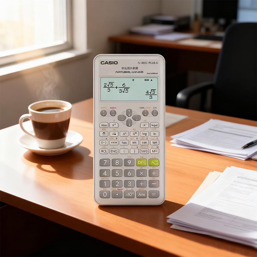 Casio Scientific Calculator - Suitable for Work and School FX-82ES-W