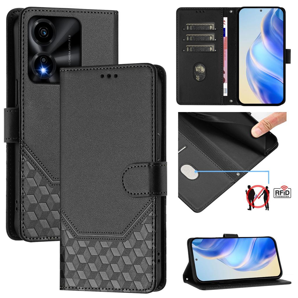RFID Blocking Flip Leather Phone Case For Honor X9D X5C X5B Plus X9C Smart X8C X7C X6C X6B X7B X8B X9B Card Holder Wallet Cover