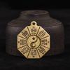 Китайский вогнутый выпуклый багуа с медным зеркалом по фен-шуй, брелок с 8 гексаграммами