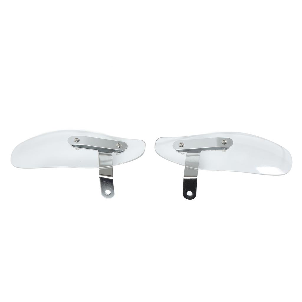 Motorcycle Handlebar Guard Transparent Wind Cold Protector Aerodynamic Deflector Universal