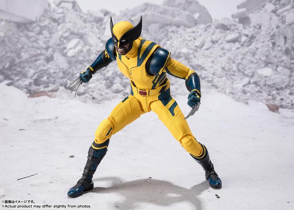 TAMASHII NATIONS Росомаха 155 мм ПВХ АБС Окрашенная Фигурка Действия S.H.Figuarts (Дэдпул и Росомаха) приблизительно. &