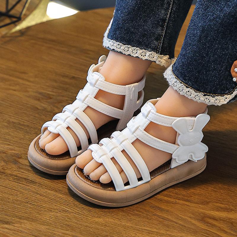 Girls' Roman Sandals 2025 New High-top Princess Shoes for Girls and Children