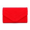 Dinner Bag Three Dimensional High End Flannel Simple And Elegant Solid Color Clutch