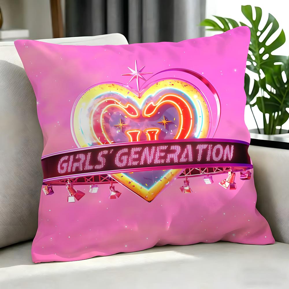 kpop Girls Generation Cushion Cover Cushion Cover Set Pcs x x x Pillowcase Decorative Sofa Home Decor