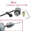 With Chuck Key Mounted Clamping Electric Motor Shaft Micro Motor 0.3-4mm Taper Drill Chuck