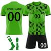 Personalised Shirts Kit Mens Girls With Name Number Custom Football Jerseys For Boys Training Suit