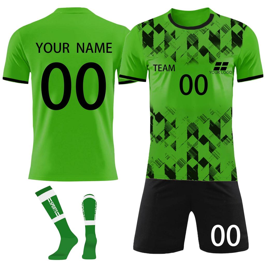 Personalised Shirts Kit Mens Girls With Name Number Custom Football Jerseys For Boys Training Suit