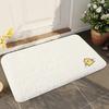 1pc Kwaii Yellow Duck Welcome Bathroom Absorbent Mats Anti-Slip Mats Home Decor Supplies Carpets Home Kitchen Floor Mats
