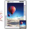 5D DIY Diamond Embroidery Hot Air Balloon Diamond Painting Mosaic Home Decoration