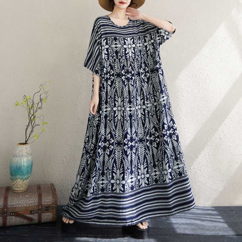 Новое женское свободное платье в стиле бохо