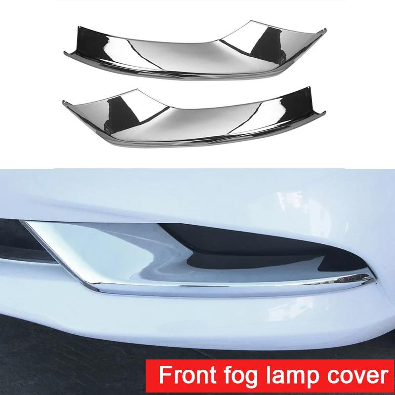 For Mazda 3 2024 2025 ABS Car Front Rear Fog Light Lamp Cover Trim Decoration Sticker Auto Accessories