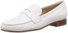 Luca Grossi LUCA Coin Size 2E Women's 5025-162FC-TS Loafers, White, 23.0cm-23.5cm,