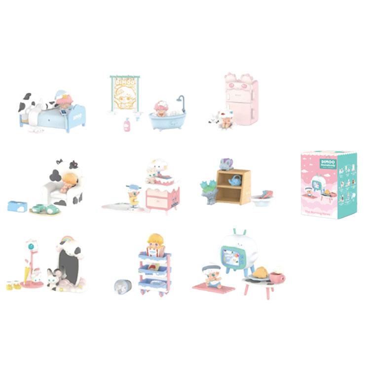 POP MART DIMOO Коллекционная фигурка для дома, Оборудование, Мистери-боксы, Одиночный Мистери-бокс