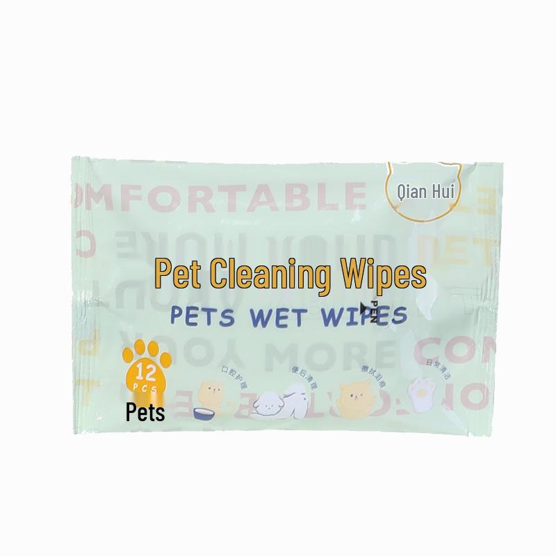 Влажные салфетки для очистки слезных дорожек и тела домашних животных для кошек и собак - Дезодорирующие влажные салфетки, не требующие смывания
