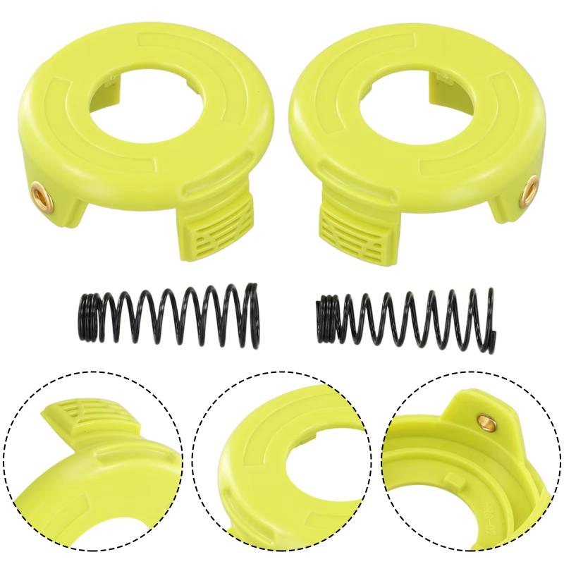 RLT3025F Lawn Mower Spool Cover Spring Reliable Durable Replacement Part for Home Outdoor Garden Lawn Care Trimmer Tool Accessories
