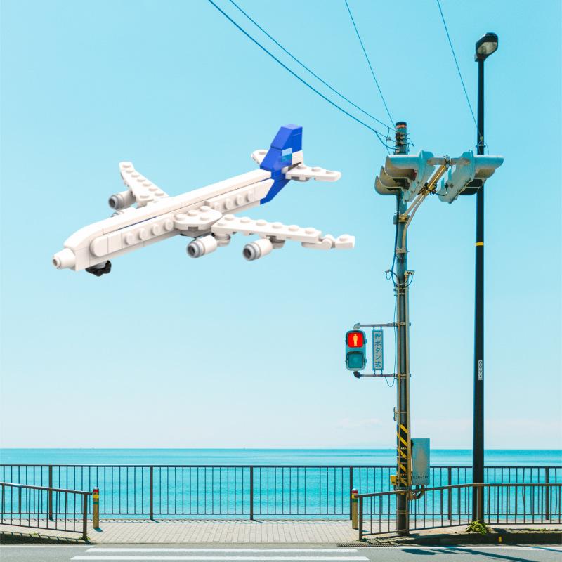 Airbus A340 Aircraft Building Block China Airlines Aircraft Model Puzzle Toy Compatible Delivery