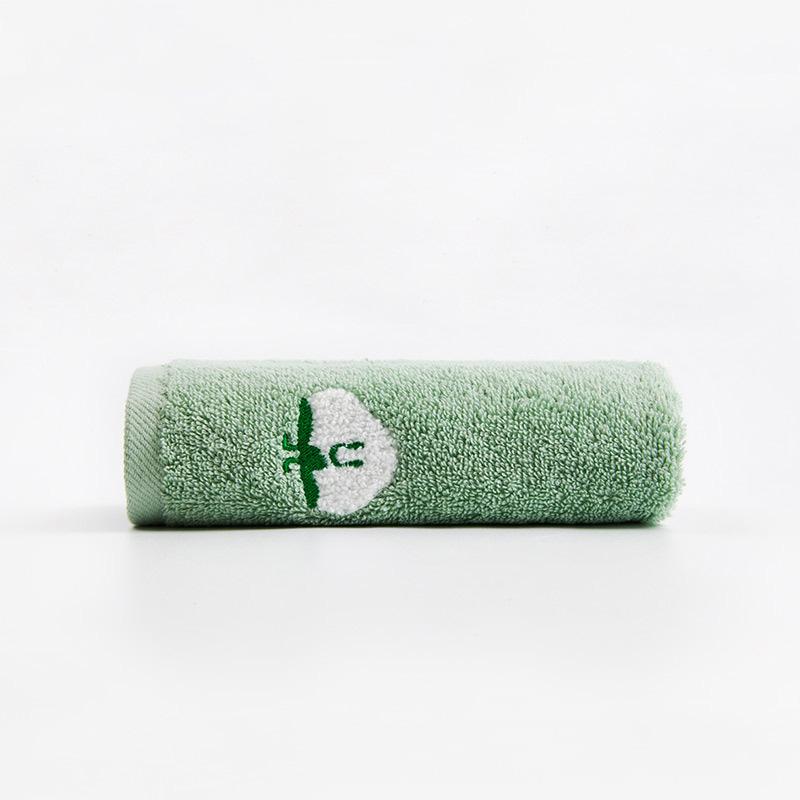 Cotton Baby Saliva Towel 25x50cm Embroidered Hand Towel Face Wash Towel for Infants Soft Absorbent Saliva Control Towel