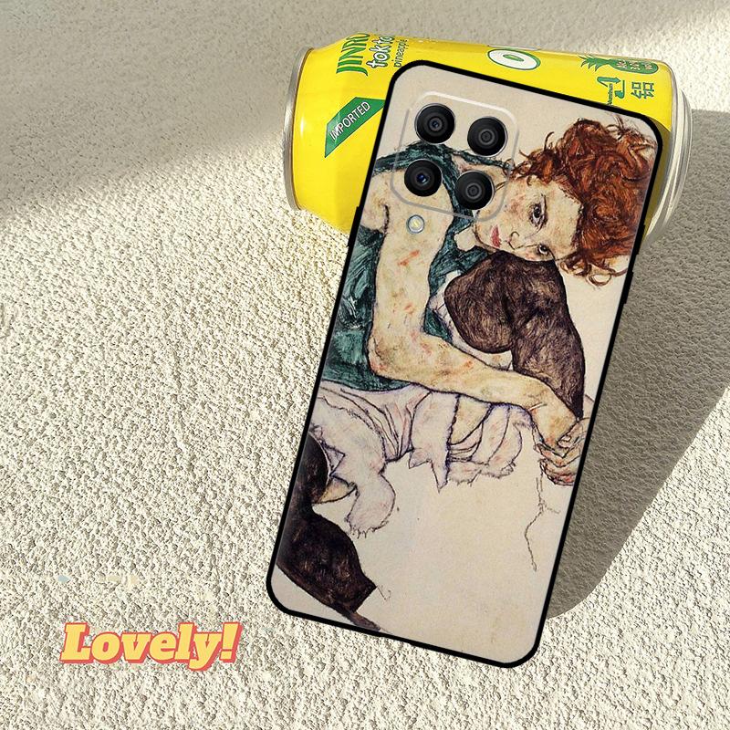 Чехол Эгон Шиле Для Samsung Galaxy M52 M36 M06 M16 M56 M33 M15 M55 M31 M13 M12 M14 M53 M32 M35 M34 M54