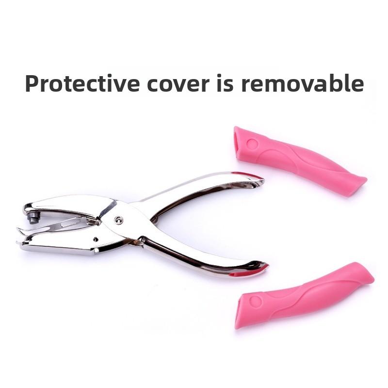 Manual Hole Puncher Ticket Document Marking 5 Types of Hole Patterns Hand-held Courier Packaging Bag Hole Puncher