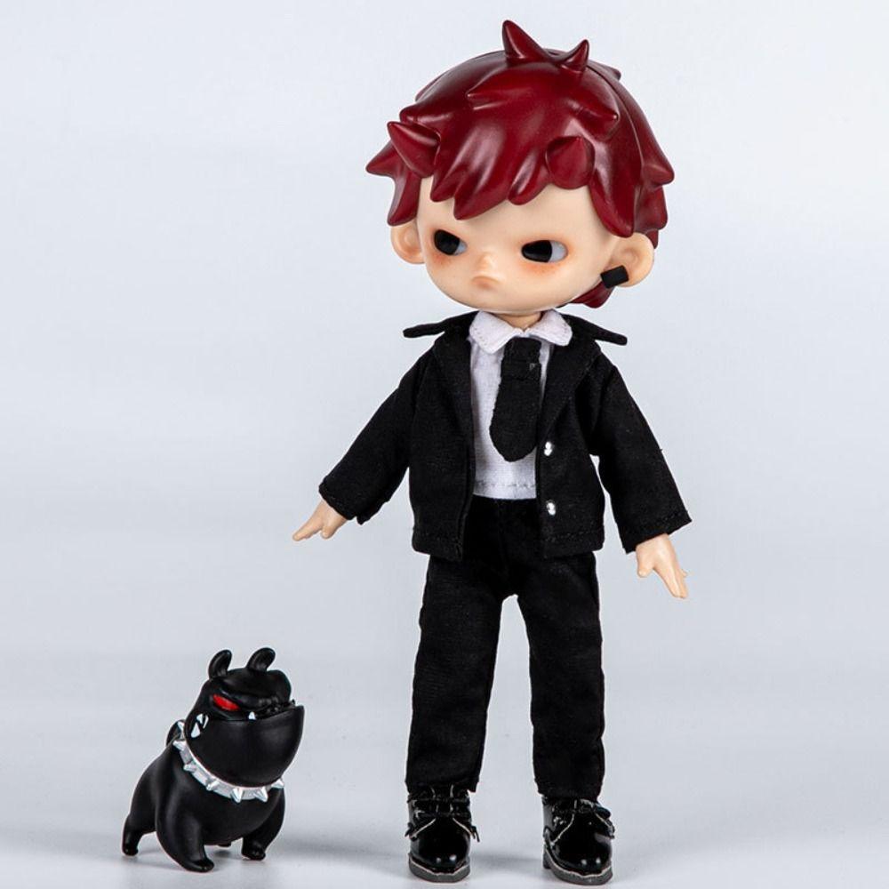 Mini Doll Coat Trousers Fashion OB11 Doll Clothes for 1/11 OB11/Obitsu11Dolls/1/12Bjd Dolls