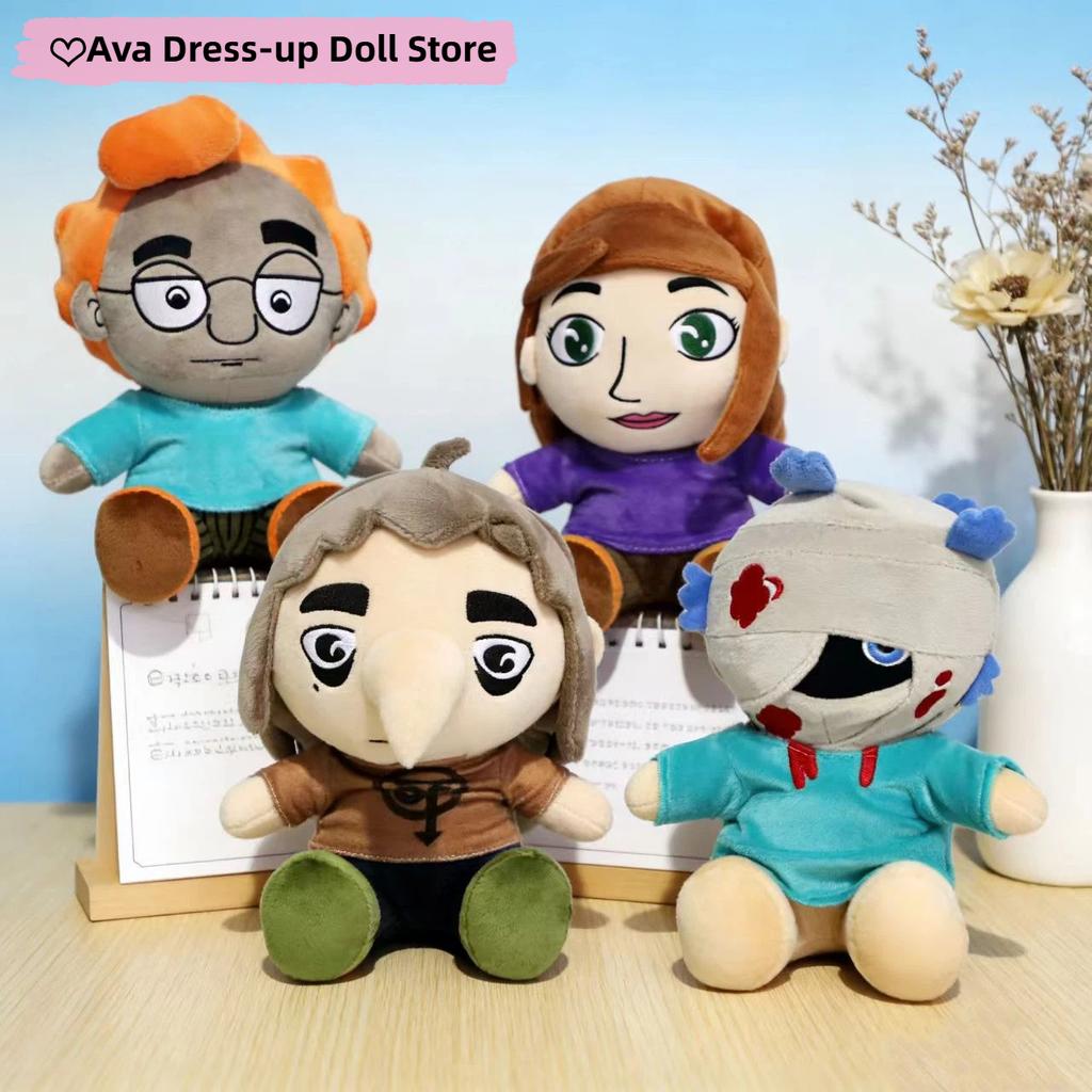 23 см Сидящая кукла В наличии Sally Face Sal Ash Todd Larry Плюшевая кукла Аниме Аксессуары Мягкая игрушка Для фанатов Хэллоуин Рождественский подарок