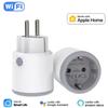 Умная розетка Matter Smart Power Plug Wifi 16A Измеритель мощности Удаленное управление Розетка EU Работает с Tuya Homekit Echo Alexa Google Home Smartlife